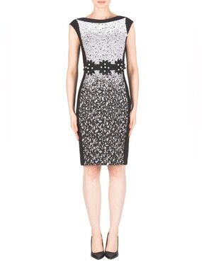 Joseph Ribkoff Black/White Dress Style 183543 Size 2